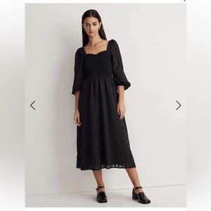 Madewell Lucie Sweetheart Midi Dress